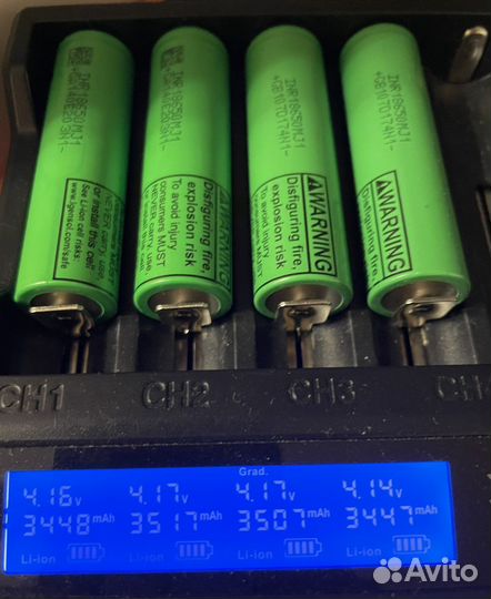 Аккумуляторы LG 18650MJ1 3400mah 10A