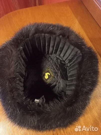 Норковая ушанка мужская