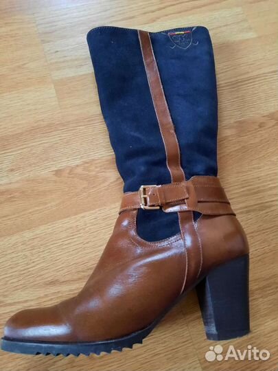 Зимние женские сапоги 38 натуральная кожа