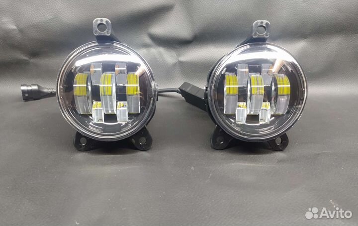 LED Туманки LADA Priora 70W Белый/Желтый