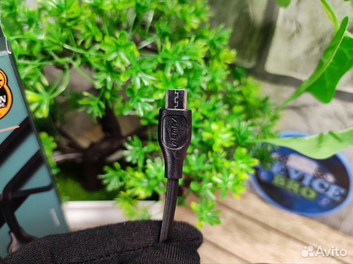 Кабель Remax RC-160m micro-USB 1m 2.1A Black