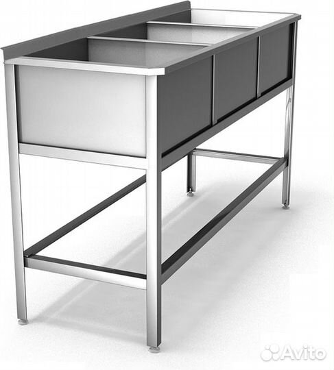 Ванна моечная из нержавейки