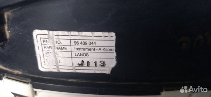 Панель приборов Chevrolet Lanos седан A16DMS 2005