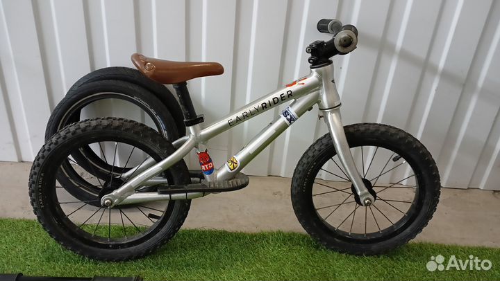 Беговел Early Rider 14'' + подножка и ризина