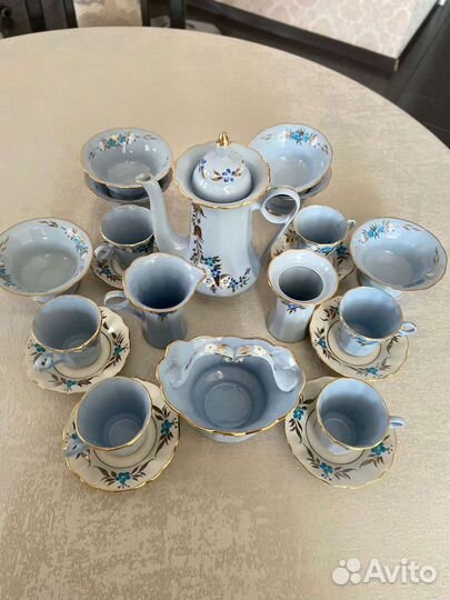 Кофейный сервиз СССР фарфор (оригинал)