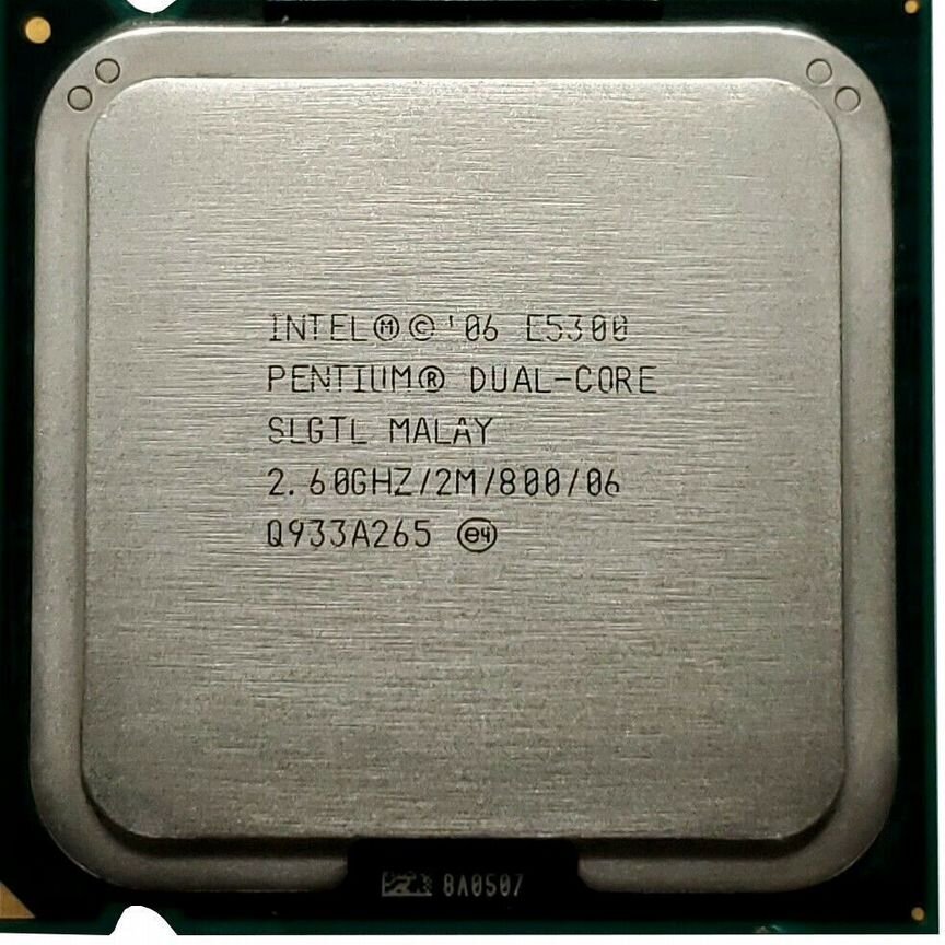 [SLGTL] Процессор Intel Dual-Core E5300 2.60 Ghz Slgtl