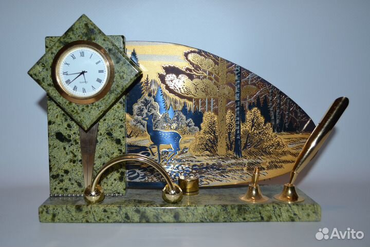 Визитница с гравюрой «Олень»