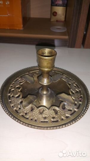 Пепельница бронза-латунь