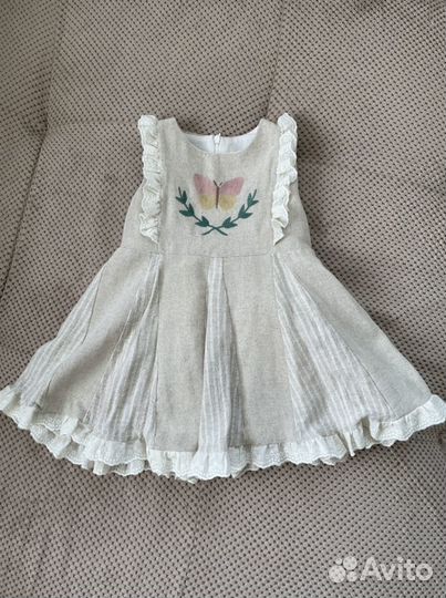 Нарядное платье на девочку, 86-92