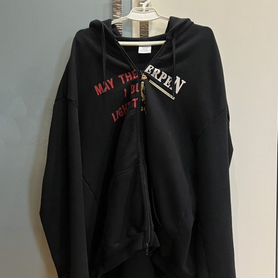 Vetements May the bridges Antwerpen zip-hoodie