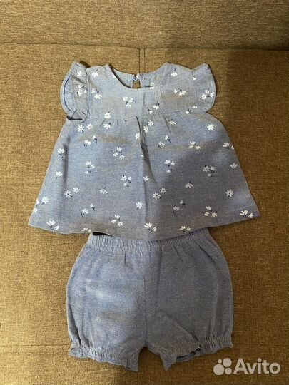 Костюм для девочки джинсовый