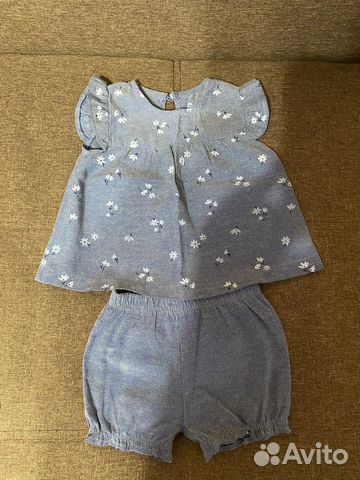 Костюм для девочки джинсовый