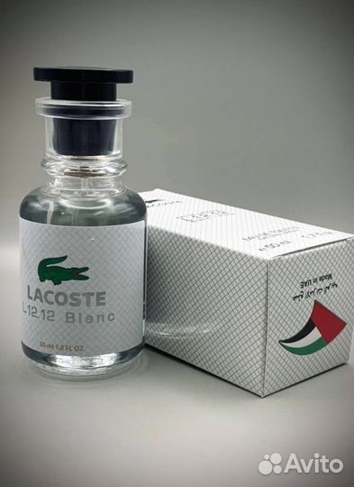 Духи Lacoste 12.12 blanc pure 50мl