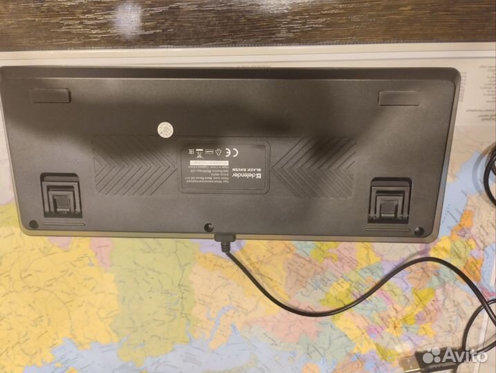 Игровая клавиатура defender black raven