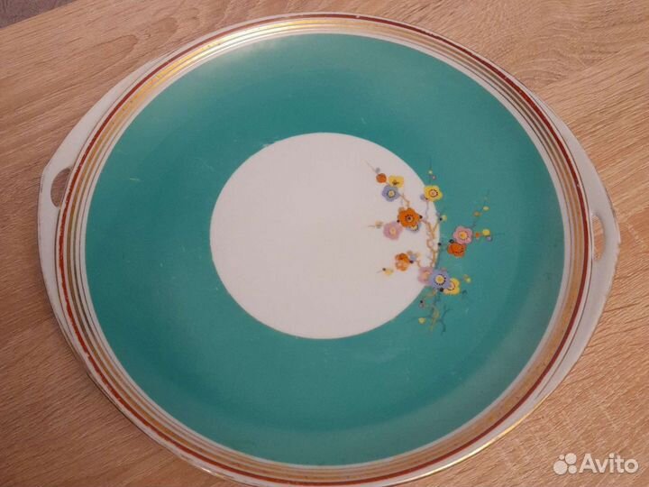 Блюдо антикварное стариное