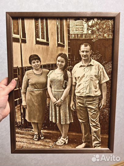 Выжигание портретов на дереве