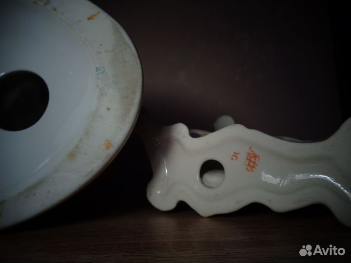 Бульдог лфз фарфоровая статуэтка