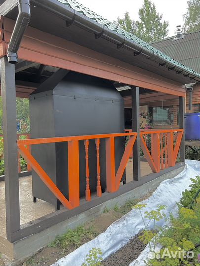 Мангальный комплекс «Печь-Мангал« сталь 5 мм