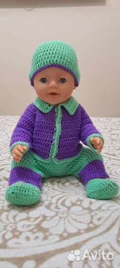 Комплект одежды для куклы ручная работа
