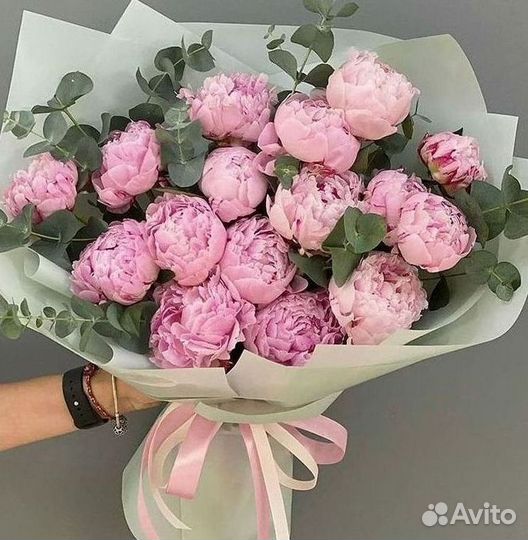Пионы Букет пионов Доставка цветов