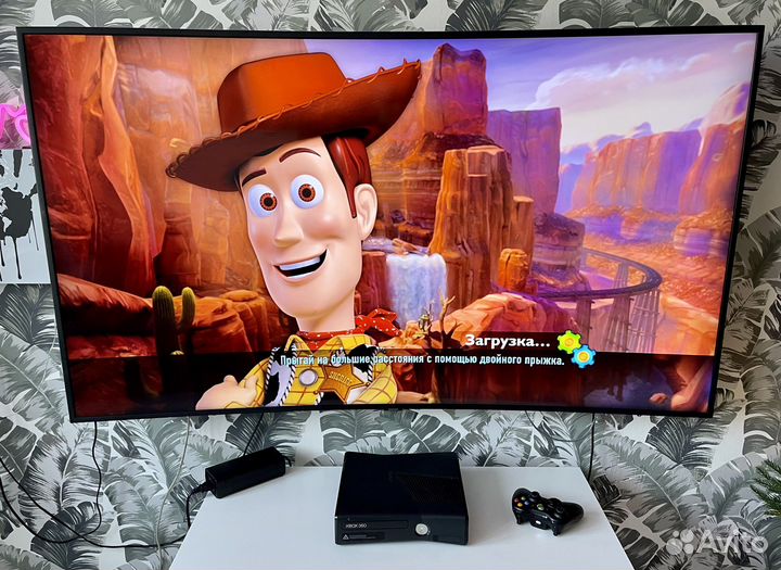 XBox 360 Slim + 130 игр + freeboot