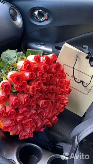 Розы с доставкой только большие букеты