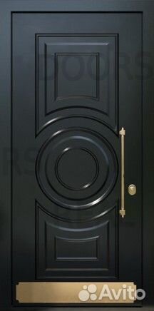 Уличная входная дверь с терморазрывом