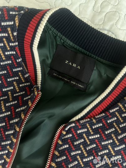 Бомбер мужской zara