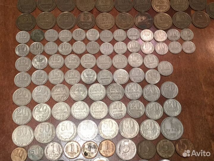 Набор монет 1961-1993 годов, Все разные, 202 монет