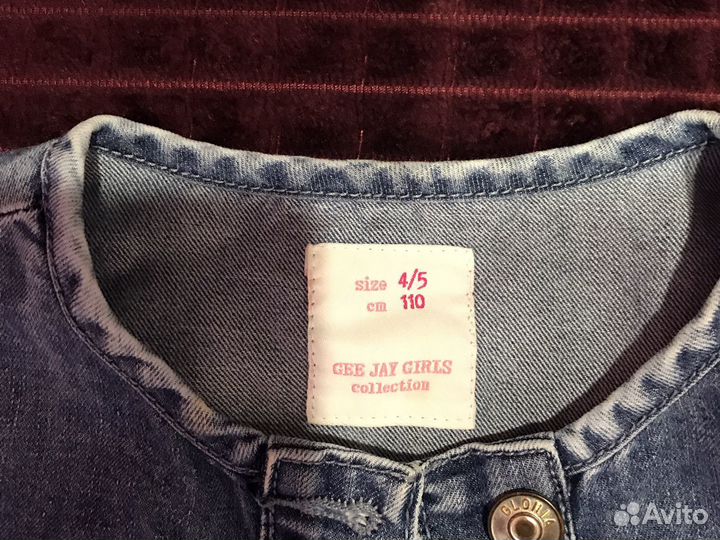 Джинсовая курточка для девочки