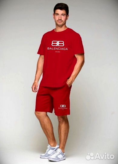 Спортивный костюм Balenciaga футболка с шортами