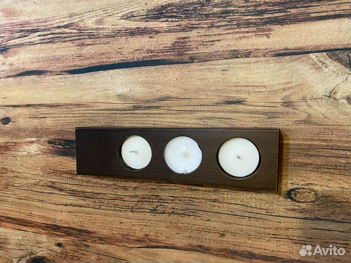 Подсвечник деревянный