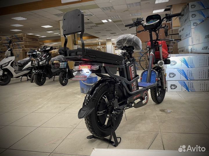 Электровелосипед монстр MKL-A1 500W чёрный