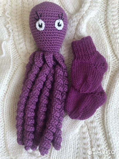 Осьминожек и носочки комплект