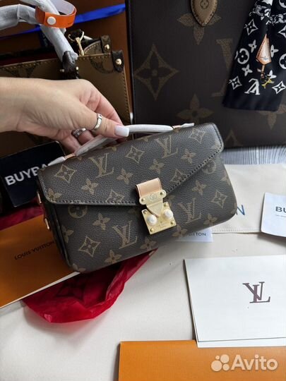 Сумка louis vuitton натуральная кожа 4 цвета