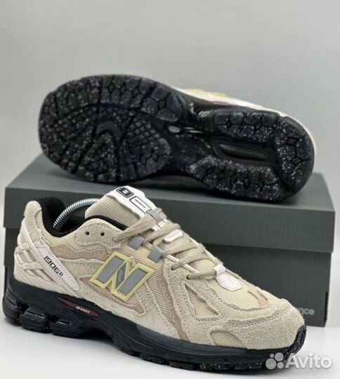 Кроссовки New balance 1906d бежевые