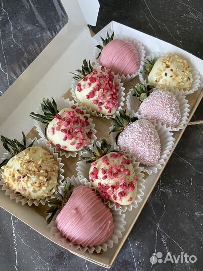 Клубника в шоколаде подарочный набор