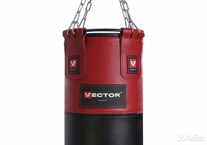 Мешок боксерский из натуральной кожи 130*40см 55кг