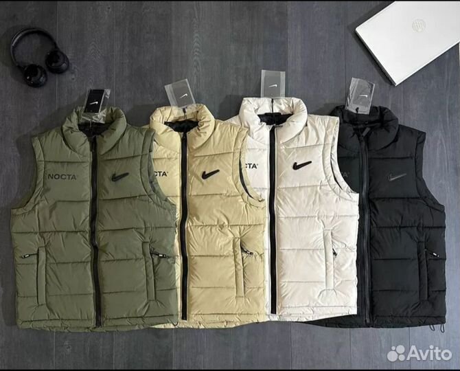 Жилетка чёрная мужская, Nike Nocta