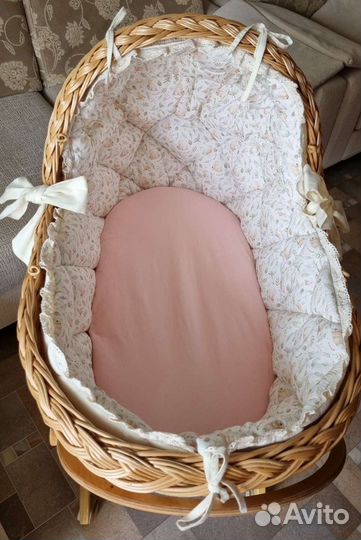 Колыбель из натуральной лозы