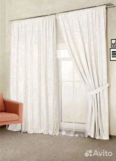 Шторы Канвас новые комплект 8 расцветок