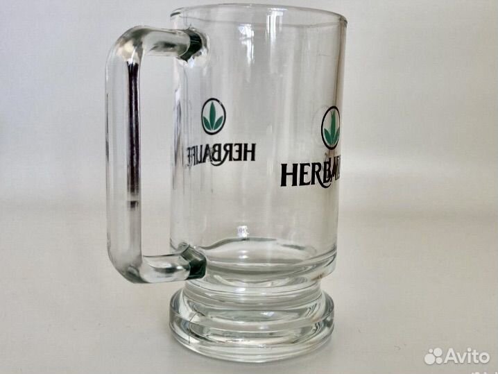 Стеклянная кружка новая