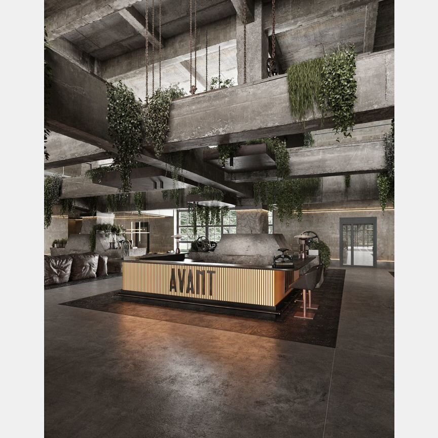 1-к. апартаменты, 55,1 м², 4/5 эт.