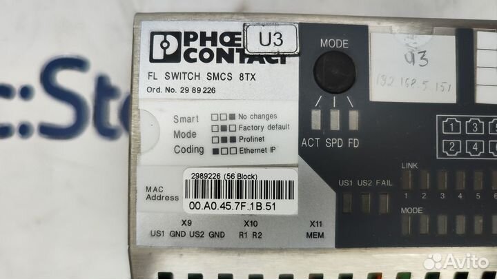 Phoenix Contact FL switch smcs 8TX