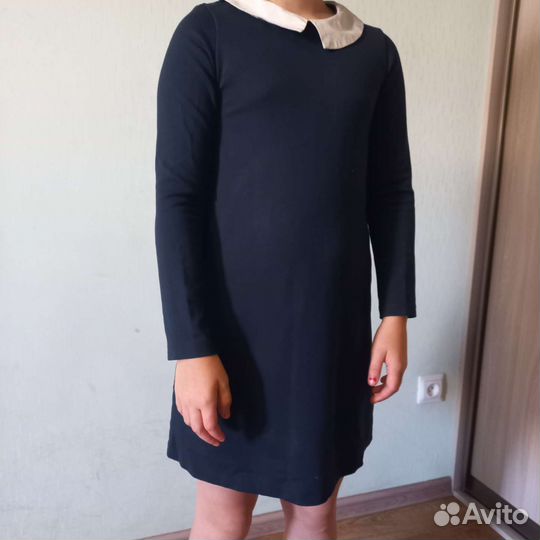 Платье, юбка, брюки синие (+ блузки)