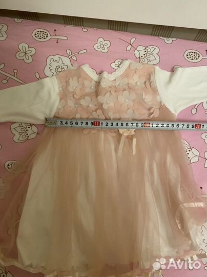 Платье нарядное на 1 год (80 размер)