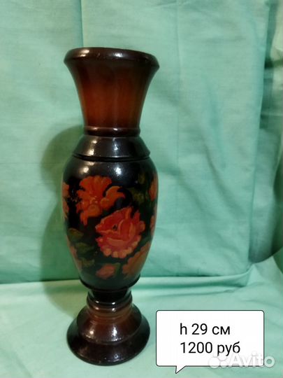 Вазы и тарелочки из д. Хохлома