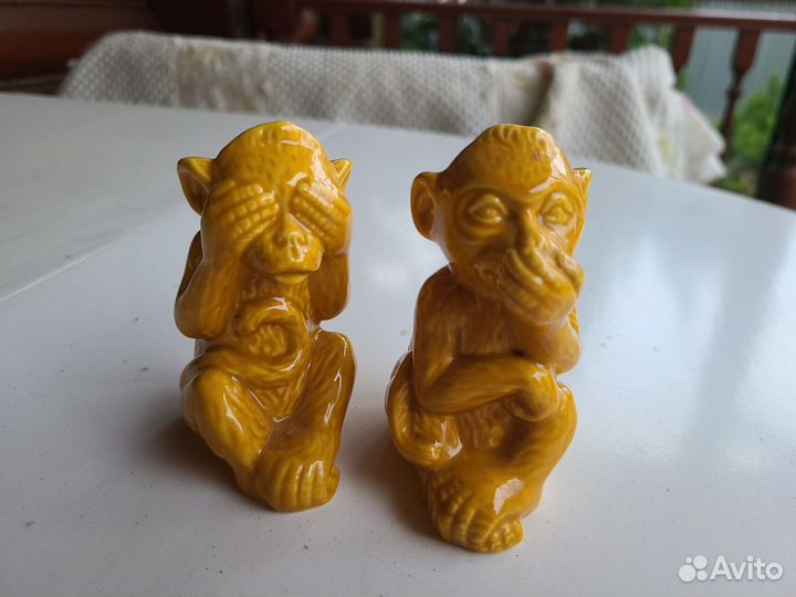 Набор соль перец обезьянки