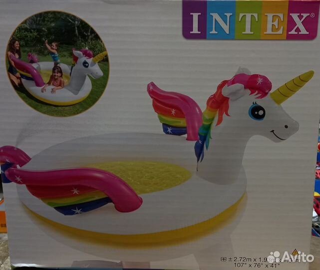 Бассейн надувной Сказочный Единорог