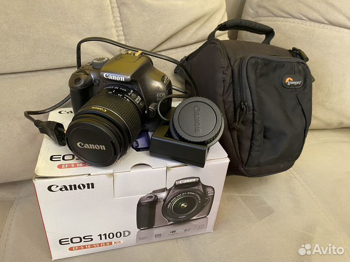 Зеркальный фотоаппарат canon eos 1100d